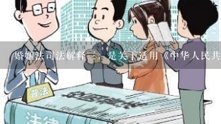 婚姻法司法解释3，是关于适用《中华人民共和国婚姻法》若干问题的解释，是（）对现行婚姻法的有效补充。
